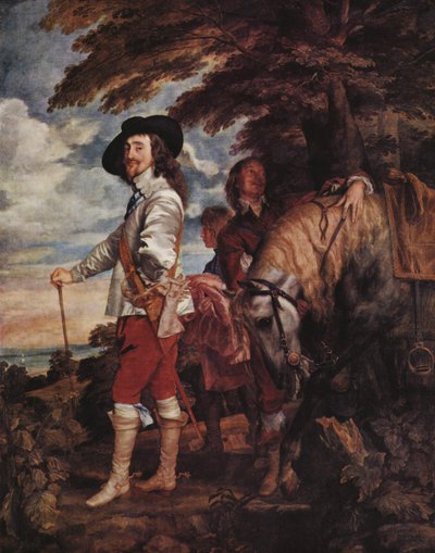 Karel I. na lovu od Anthony van Dyck