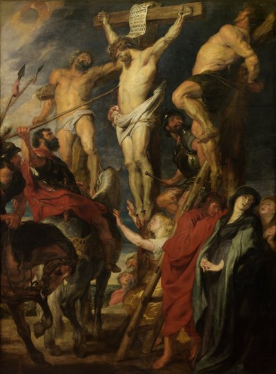 Kristus na kříži, "Le coup de lance" (převrat) od Anthony van Dyck