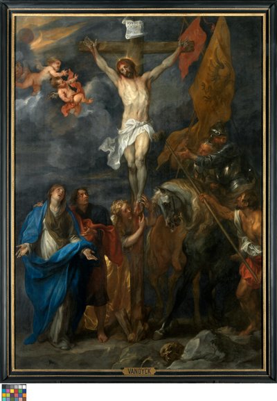 Kristus na kříži nebo Kristus s houbou od Anthony van Dyck