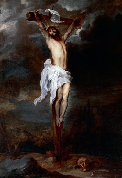 Ukřižování, cca 1621-1625, od Antona van Dycka (1599-1641), olej na plátně od Anthony van Dyck