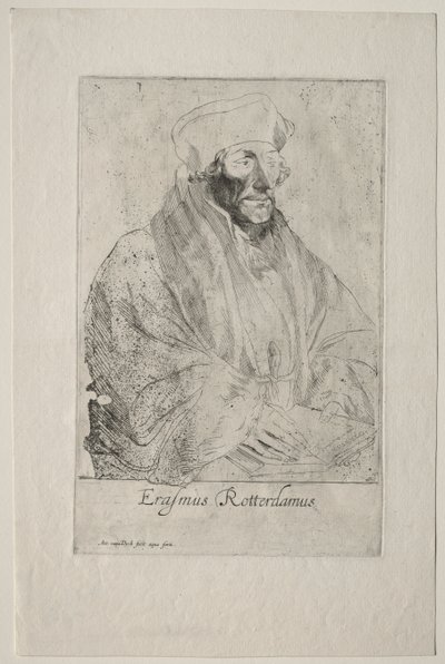 Desiderius Erasmus Rotterdamský od Anthony van Dyck