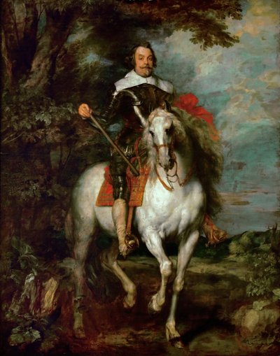 Jezdecký portrét Francisca de Moncada 15861635, markýze z Aytony a hraběte z Ossuny od Anthony van Dyck