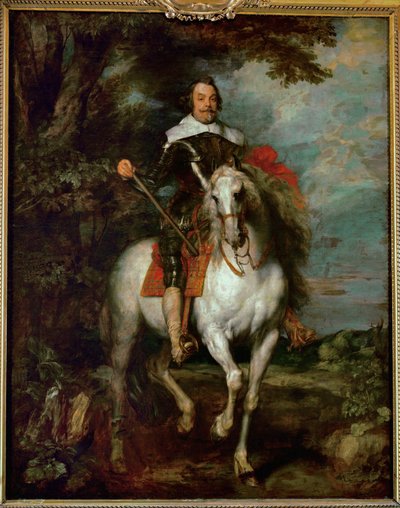 Francisco de Moncada, hrabě z Ossuny, velvyslanec a velitel španělských vojsk v Nizozemsku ... od Anthony van Dyck
