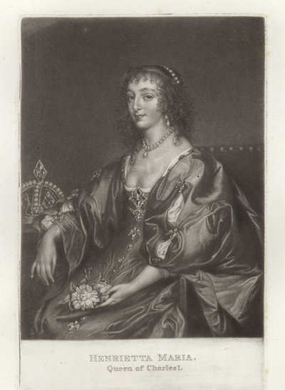 Henrietta Maria od Anthony van Dyck