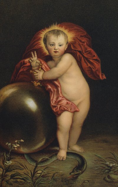 Ježíš drtí hada od Anthony van Dyck