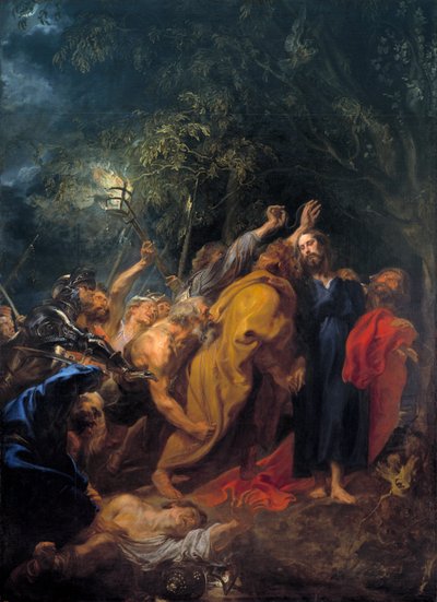 ""La capture du christ"" (Zajetí Krista) Peinture d