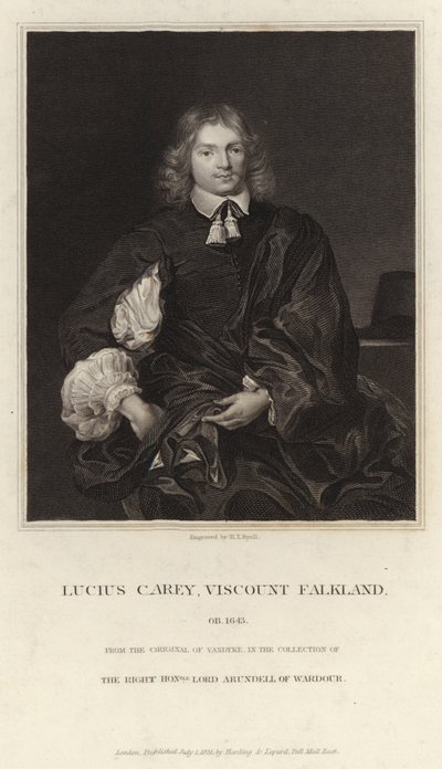 Lucius Carey, vikomt Falkland, ob 1643 od Anthony van Dyck