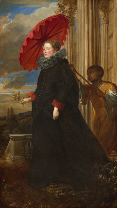 Marchesa Elena Grimaldi Cattaneo, 1623. od Anthony van Dyck