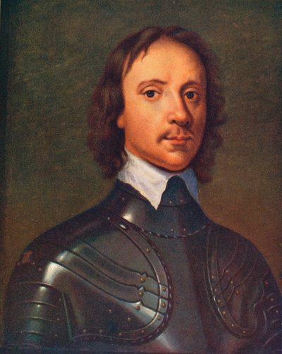 Oliver Cromwell, 1599-1658 anglický vojevůdce a politik, 1906 od Anthony van Dyck