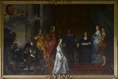 Philip Herbert (1584-1650), 4. hrabě z Pembroke a jeho rodina od Anthony van Dyck
