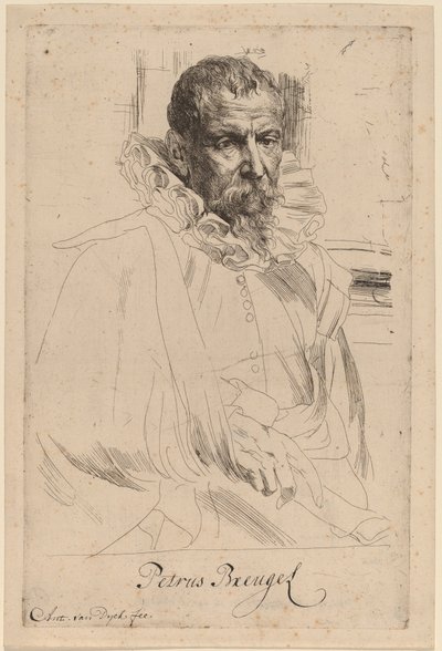 Pieter Bruegel mladší, pravděpodobně 16261641. od Anthony van Dyck