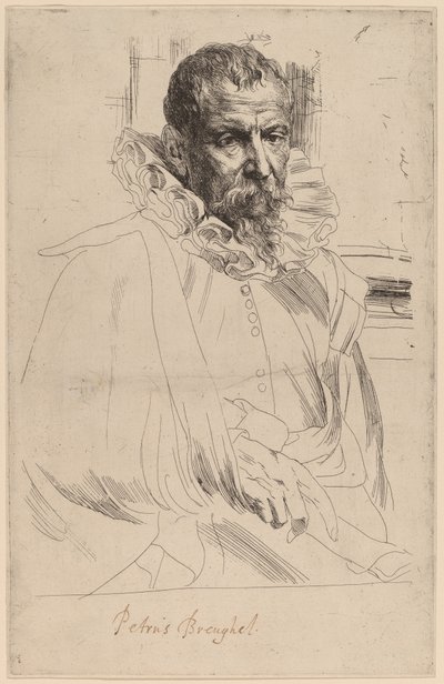 Pieter Bruegel mladší, pravděpodobně 16261641. od Anthony van Dyck
