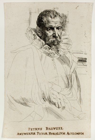 Pieter Brueghel mladší od Anthony van Dyck