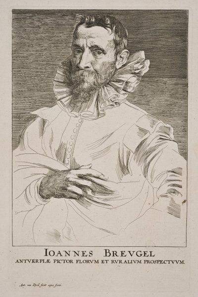 Portrét Jana Brueghela staršího od Anthony van Dyck