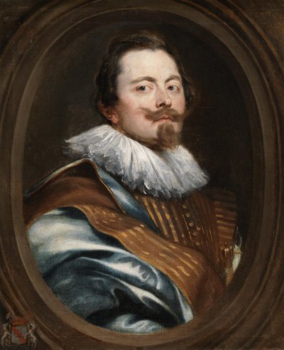Portrét Fredericka Marselaera, diplomata od Anthony van Dyck