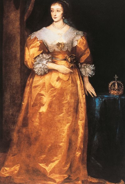 Portrét Henrietty Marie z Francie (Paříž od Anthony van Dyck