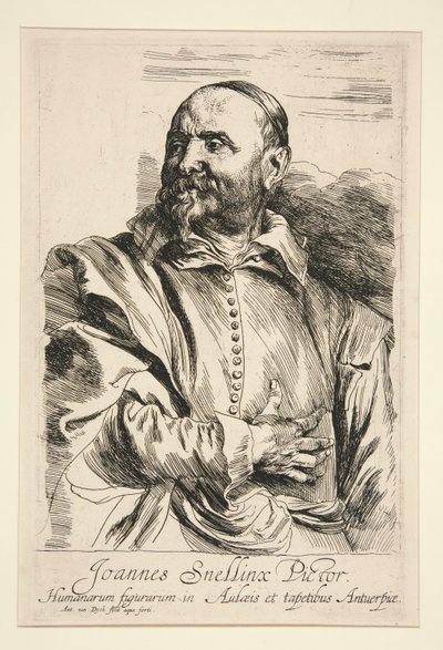 Portrét Jana Snellinxe od Anthony van Dyck