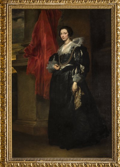 Portrét Johanny z Blois, kolem 1634-35 (olej na plátně) od Anthony van Dyck
