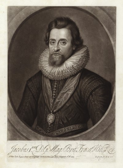 Portrét krále Jakuba I od Anthony van Dyck