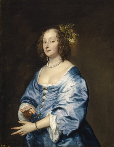 Portrét Mary rozené Ruthven, Lady van Dyck od Anthony van Dyck