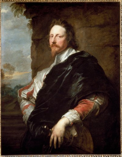 Portrét Nicolase Laniera (olej na plátně od Anthony van Dyck