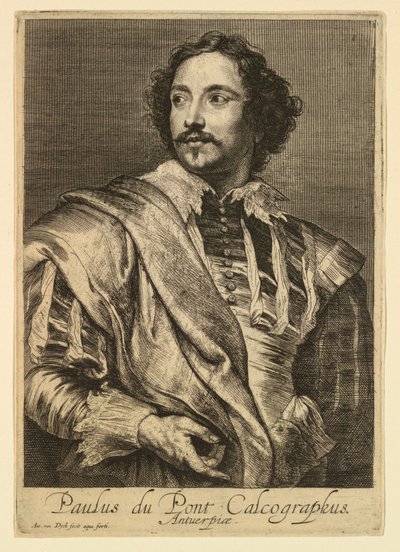 Portrét Paula Pontia z Ikony princů mužů od Anthony van Dyck