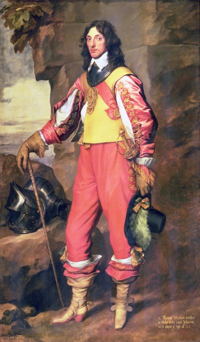 Portrét sira Thomase Whartona (1648-1715) od Anthony van Dyck