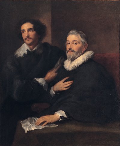 Portrét bratří de Wael, c. 1620-1630 od Anthony van Dyck