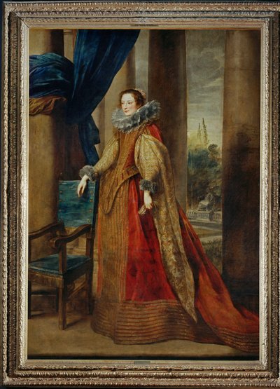 Předpokládaný portrét markýzy Jeronimy Spinola-Doria ... od Anthony van Dyck