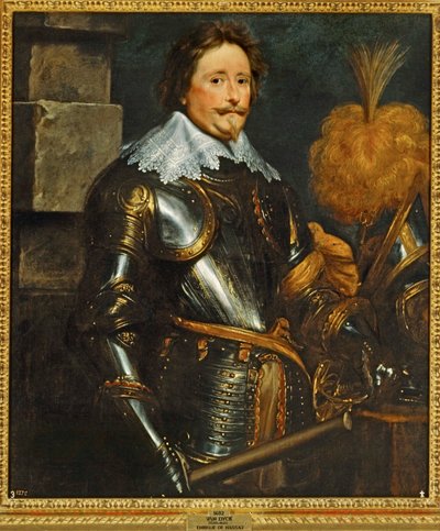 Princ Friedrich Heinrich Oranžský (malba na plátně) od Anthony van Dyck