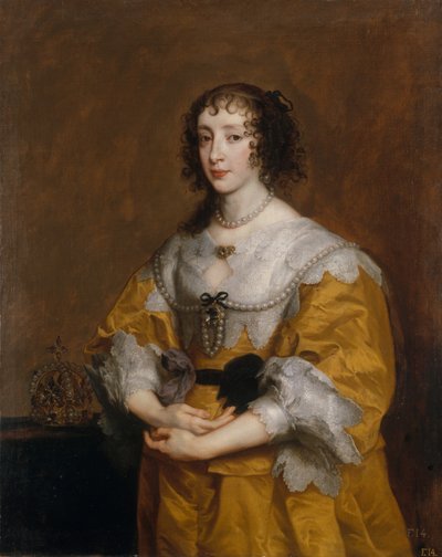 Královna Henrietta Maria, 1636. od Anthony van Dyck