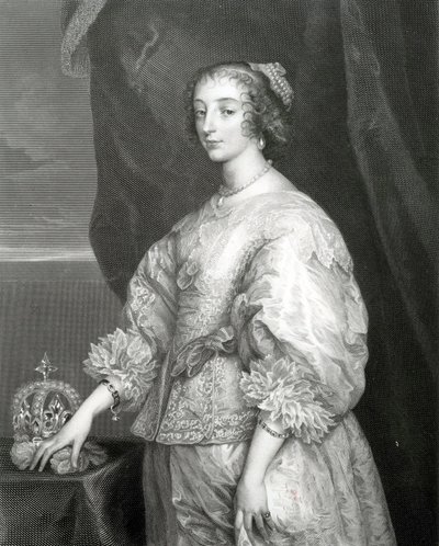 Královna Henrietta Marie, 1851 od Anthony van Dyck