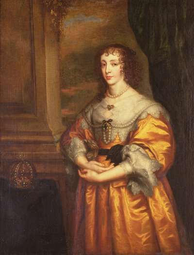 Královna Henrietta Maria, c. 1633 od Anthony van Dyck