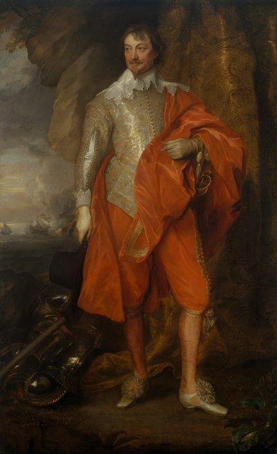 Robert Rich 1587-1658, druhý hrabě z Warwicku, ca. 1632-35. od Anthony van Dyck