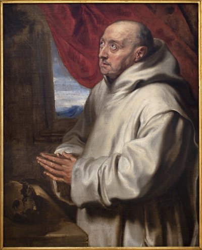 Svatý Bruno (Bruno kartuzián, asi 1030-1101). Obraz od Antoina (Antoine nebo Antoon nebo Anton) Van Dyck (1599-1641), olej na plátně od Anthony van Dyck