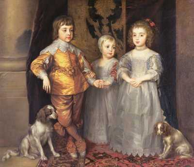 Děti anglického krále Karla I. (1600-49) a královny Henrietty Marie (1609-69), 1637 od Anthony van Dyck