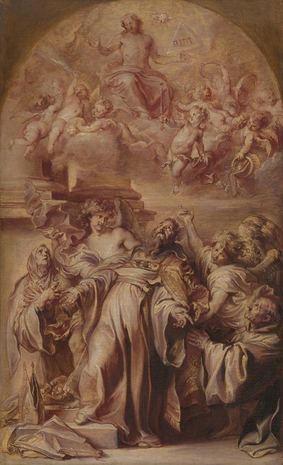Extáze svatého Augustina od Anthony van Dyck