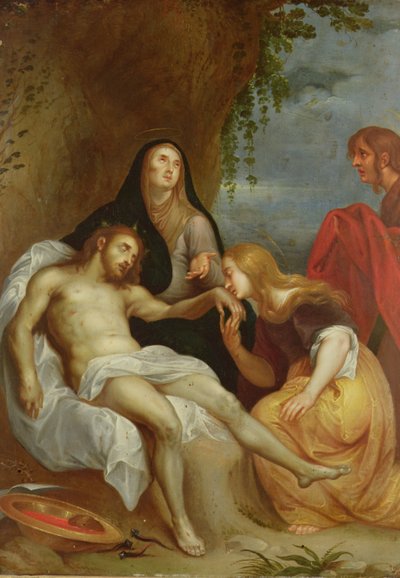 Lamentace (panel) od Anthony van Dyck
