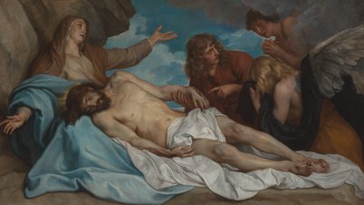 Oplakávání mrtvého Krista od Anthony van Dyck