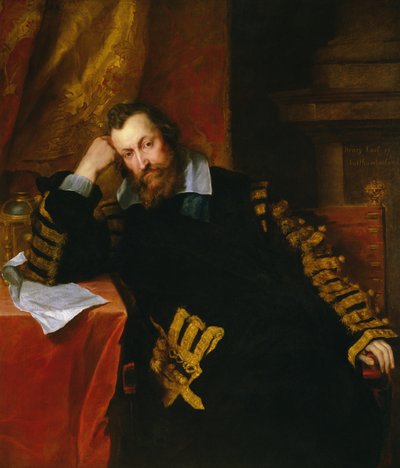 "The Wizard Earl", Henry Percy, 9. hrabě z Northumberlandu, 1635 od Anthony van Dyck
