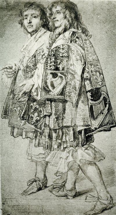 Dva hlasatelé od Anthony van Dyck