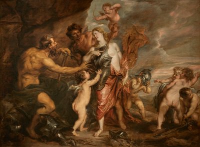 Venuše v Forge of Vulcan, známá také jako od Anthony van Dyck