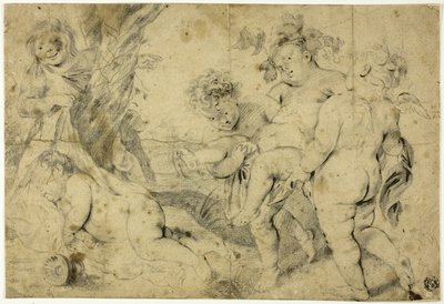 Mladý Bakchus a společníci od Anthony van Dyck