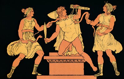 „Orestes pronásledovaný fúriemi“, 1880. od Antique