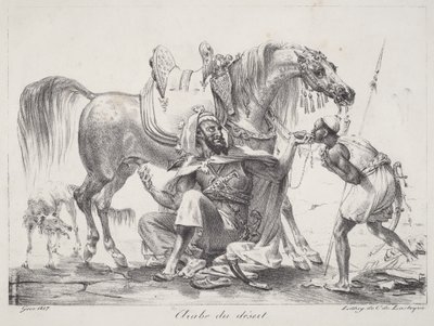 Pouštní Arab (Pouštní Arab) od Antoine-Jean Gros