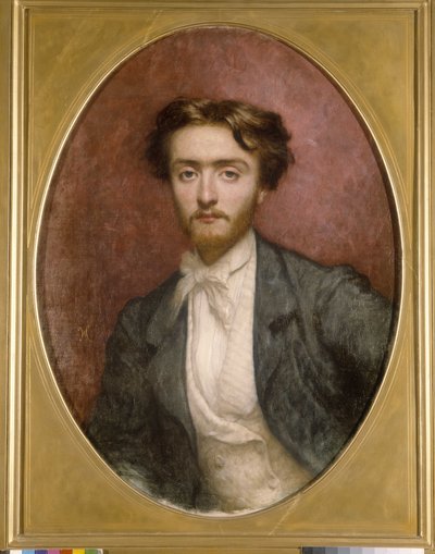 Portrét Pierra Pastra (olej na plátně) od Antoine Auguste Ernest Herbert or Hebert
