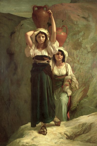 Dívky z Alvita, 1855 od Antoine Auguste Ernest Herbert or Hebert