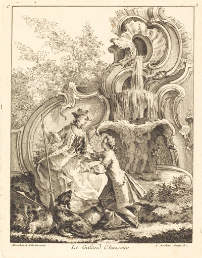 Chasseur Galand, 1736. od Antoine Aveline