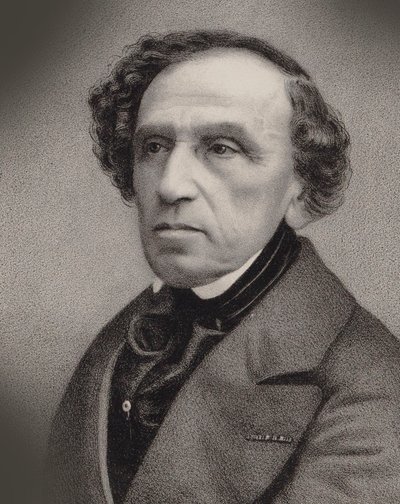 Portrét skladatele Giacoma Meyerbeera 1791-1864, 1860. od Antoine Barbizet