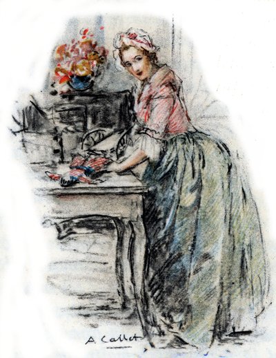 Portrét Charlotte od Antoine Calbet